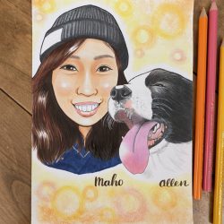 【前編】『Cheer up!』Baton.16 似顔絵・レザー小物制作 “宮本真帆さん”