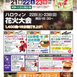 第11回 大沼ハロウィンナイト&紅葉ライトアップクルーズ