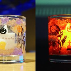 クラフトワークショップ ハロウィンジェルランタン