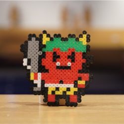 クラフトワークショップ　アイロンビーズで絵を描こう